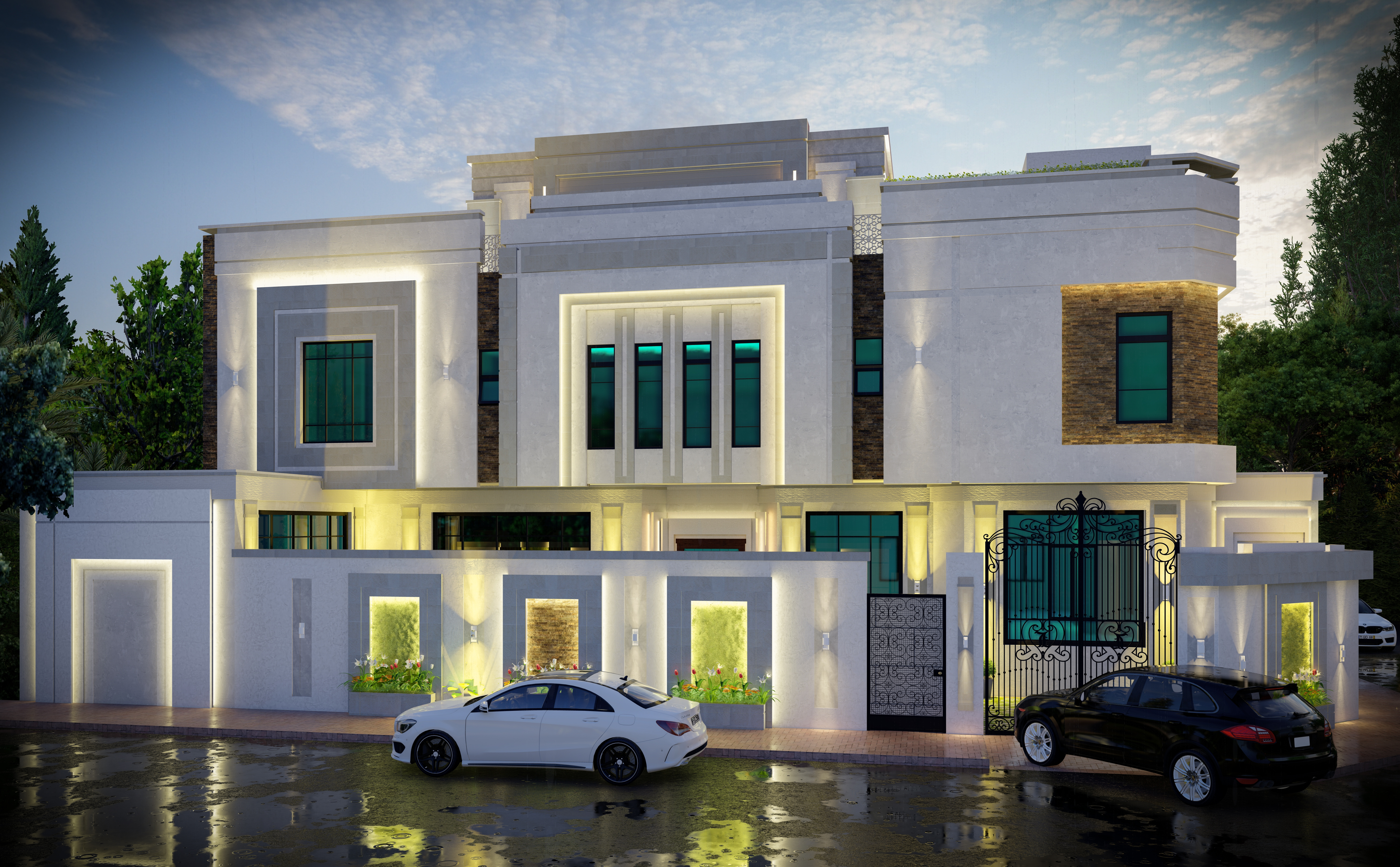 واجهة طراز مودرن كلاسيك