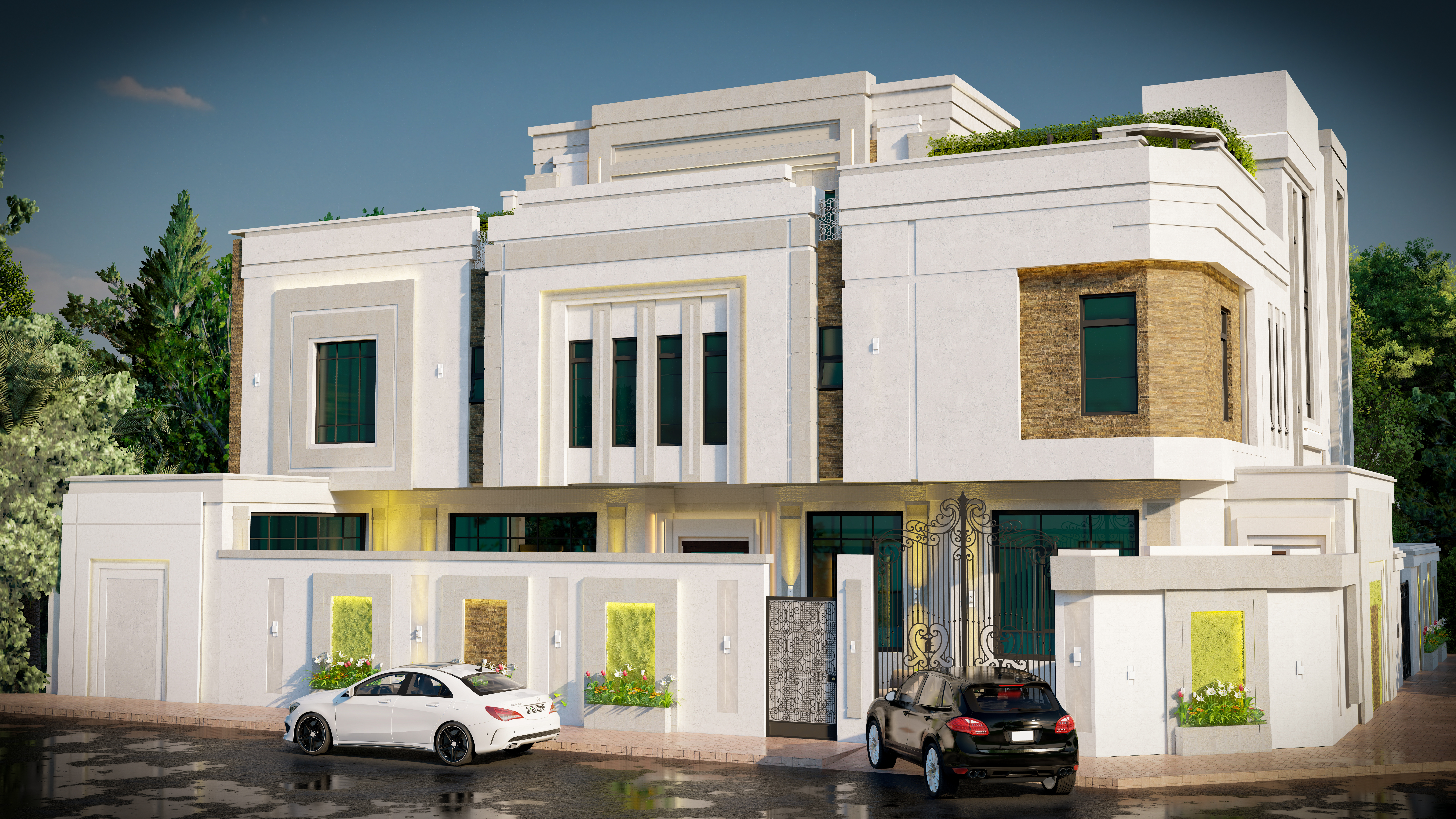 واجهة طراز مودرن كلاسيك