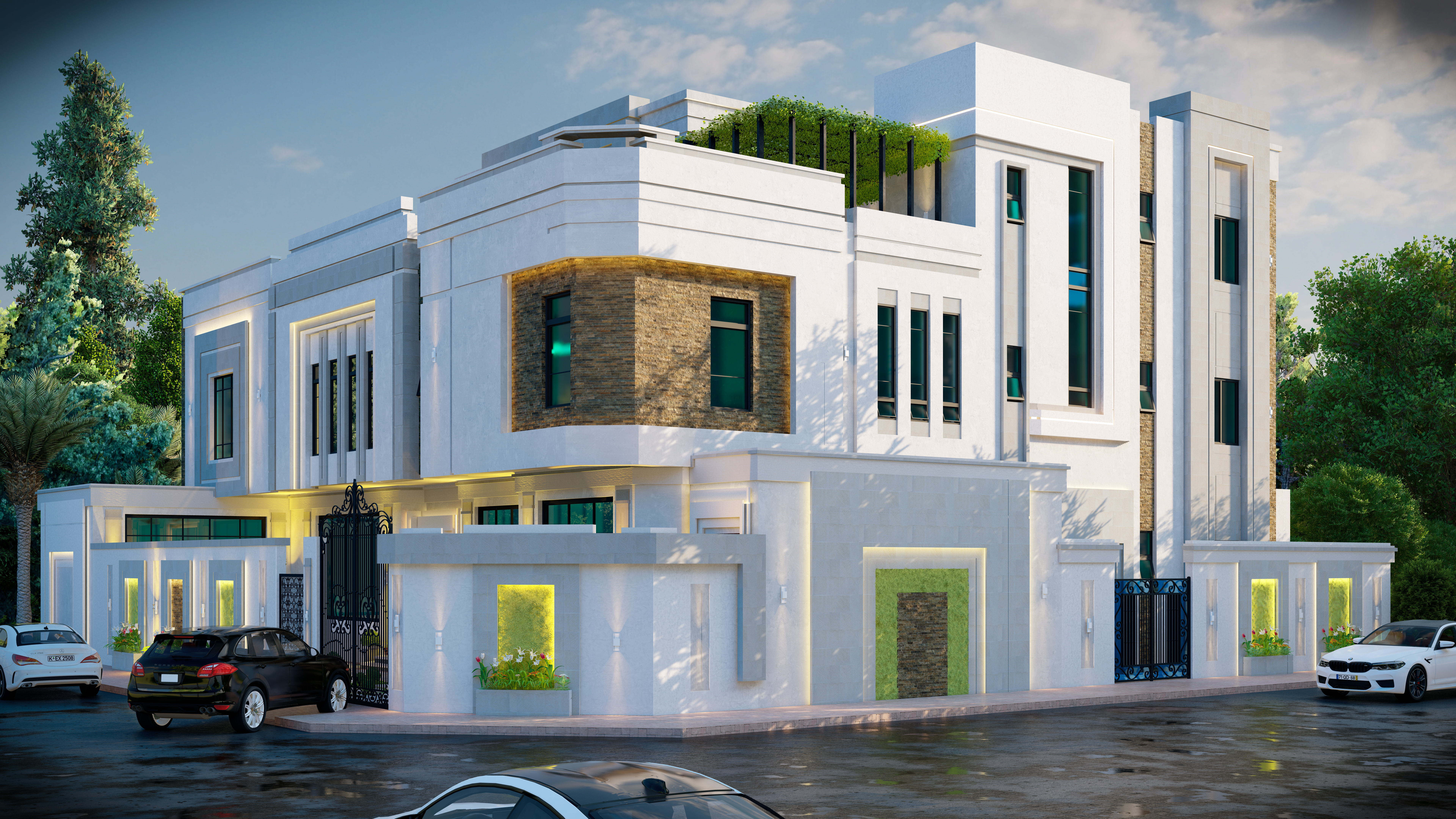 واجهة طراز مودرن كلاسيك