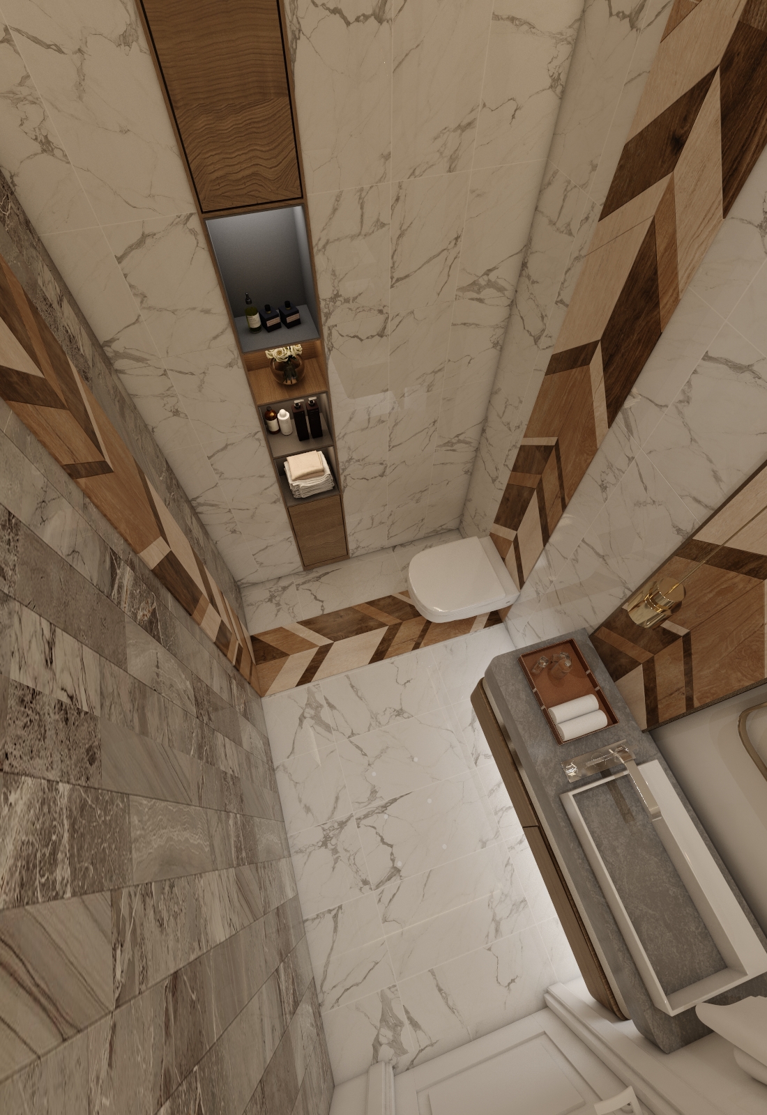 تصميم دورة مياة ومراوش