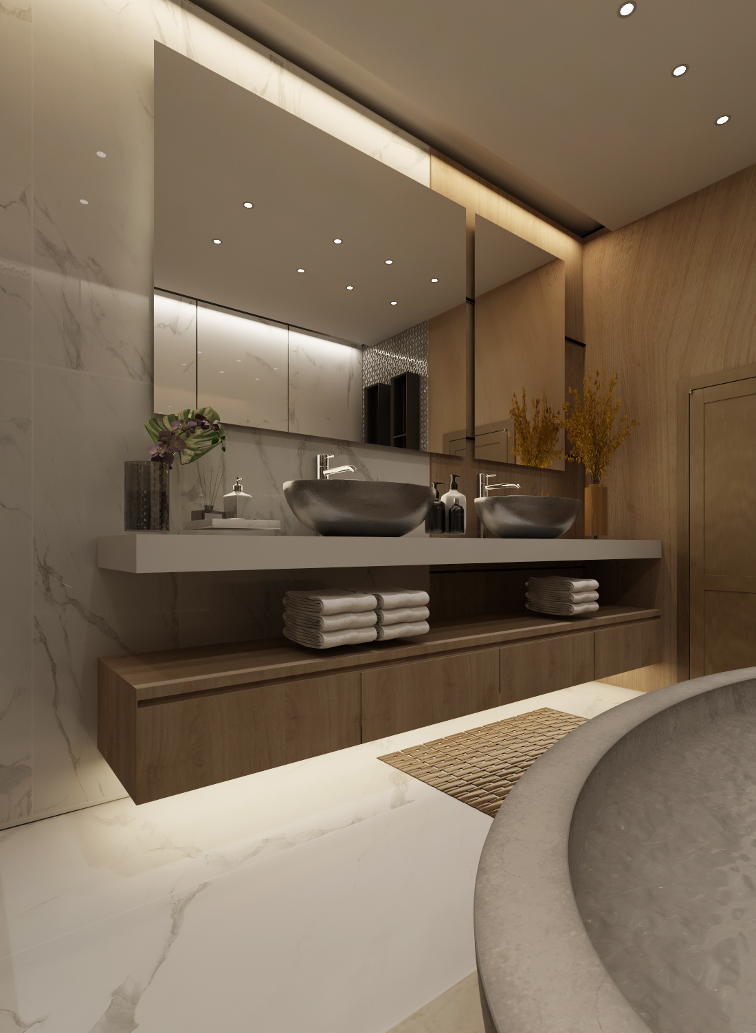 تصميم دورة مياة ومراوش
