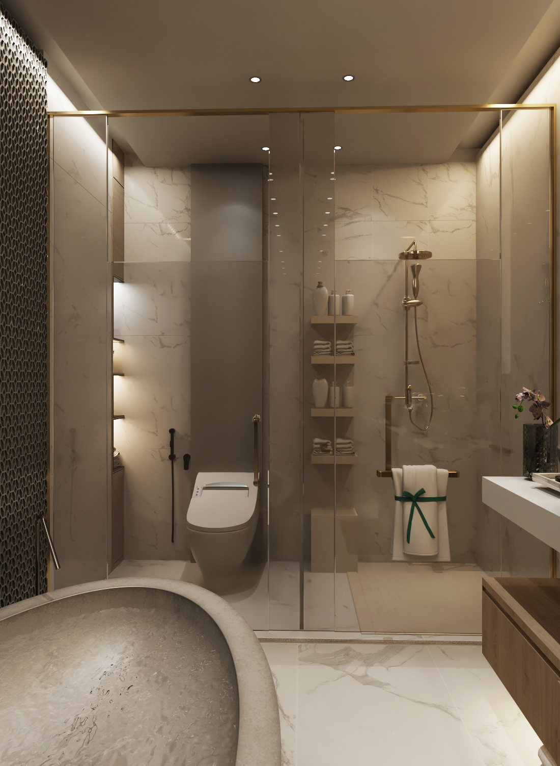 تصميم دورة مياة ومراوش